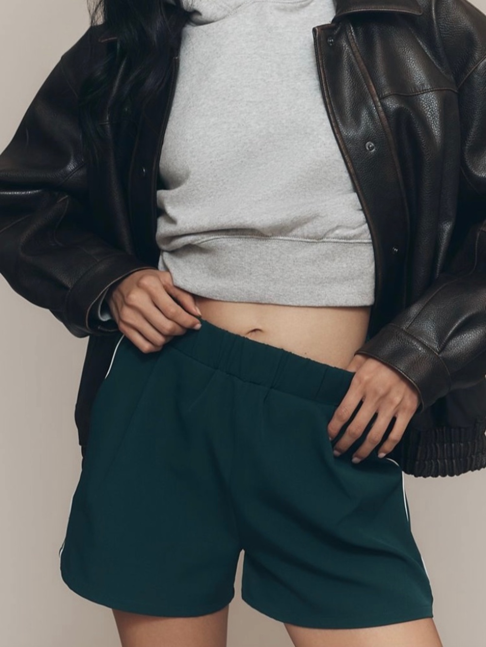 Bishop + Young Ford Drawstring Track Shorts